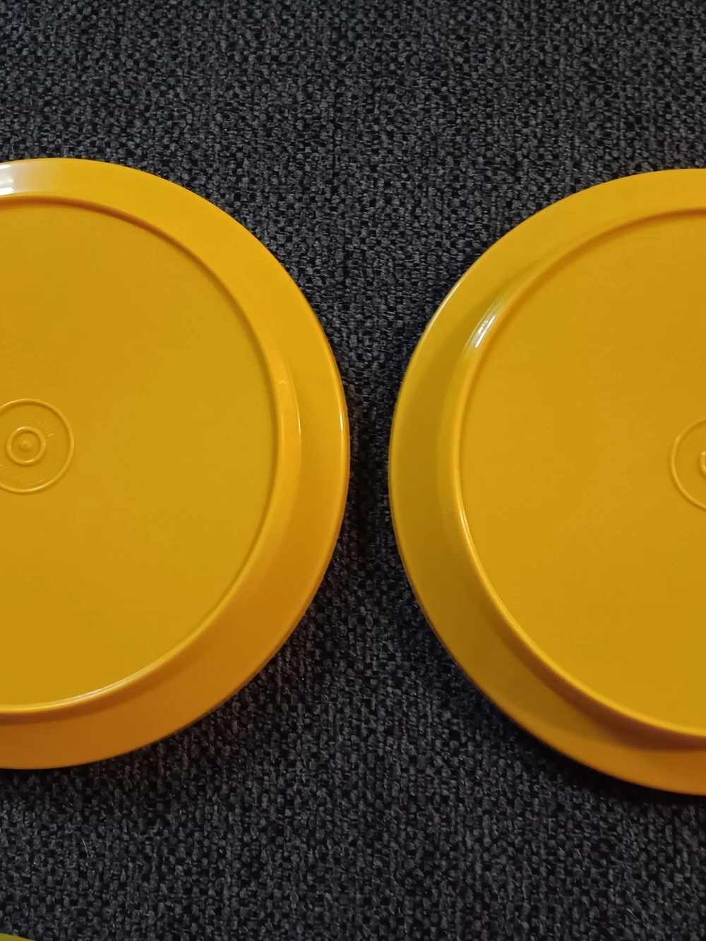 Set Of 8 Vintage Tupperware Harvest Collection Replacement Lids 7 Inches 1207-27